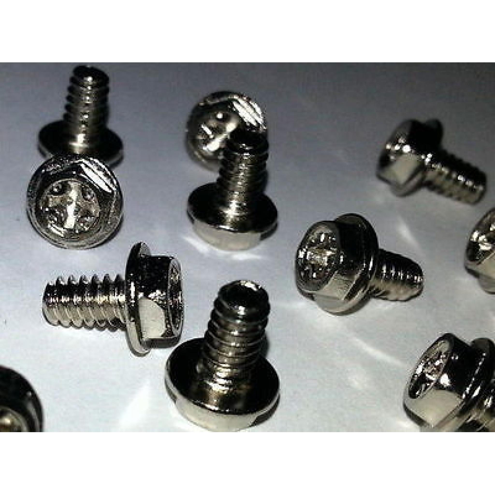 12 SILVER ATX POWER SUPPLY PHILIPS SCREWS 6 FOR PC COMPUTERS M3.5X6MM