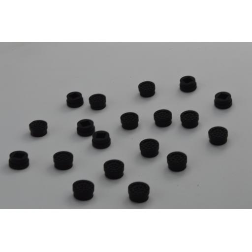 100x Black HP Rubber trackpoint nipples